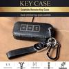 Mitsubishi Key Case: Snap Button Cowhide for GAC Outlander, Eclipse Cross, ASX, Lancer, and Pajero Sport