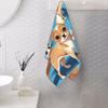 A pack of Chihuahuas, basic blue color Soft Face Towel Quick Dry Pool Bath Cotton Towels Absorbent