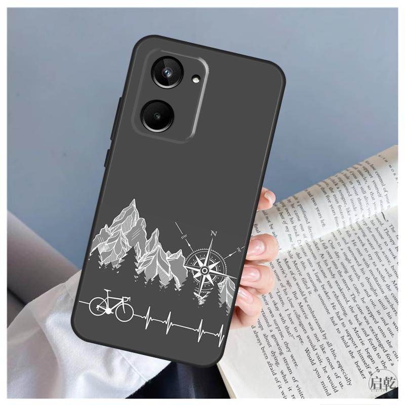 MTB Mountain Bike Cycling Bicycle For Realme GT5 GT Neo 5 9 10 11 12 Pro Plus C30 C31 C33 C35 C25s C21Y C51 C53 C55 C67 Case