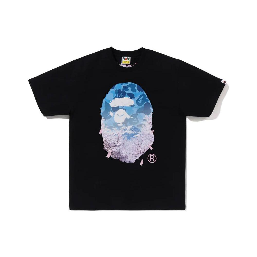 Bape Sakura Photo Ape Head Tee