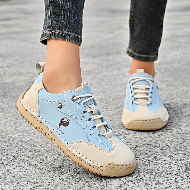 Große Größe 43 Handgefertigte Spaltleder Freizeitschuhe Damen Loafer Bequemer Fahrschuh Mokassins Damen Flache Schuhe