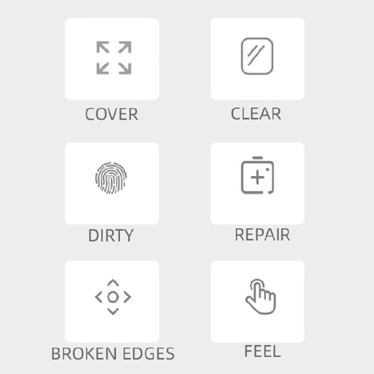 Tempered Glass Film Anti Scratch High Light Transmission Oil Prevention Screen Protector Guard Cover For Action Cameras