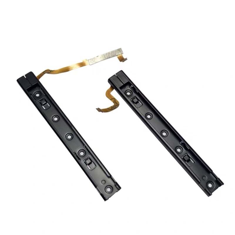 Repair Part Right and Left Slide Rail with Flex Cable Fix Part for Switch Console Rebuild Track Accessory