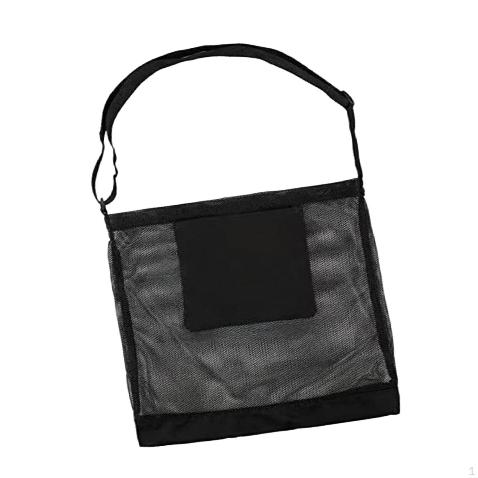 

Foraging Bag Hunting Adjustable Strap Mesh Harvesting Pouch Fruit Picking Basket for Camping чорний