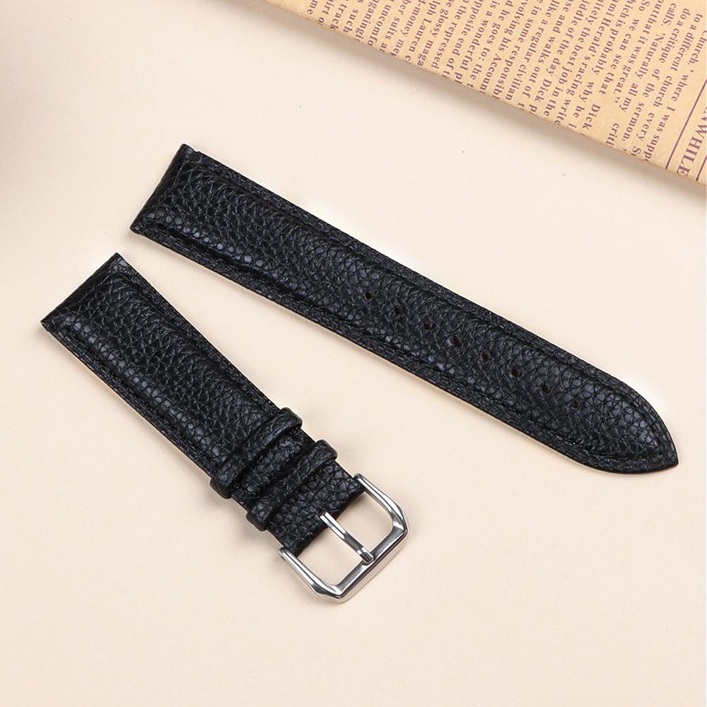 New Leather Watch Strap 18mm 20mm 2mm for Samsung Watch4/5/6/7 40mm 44mm Classic Replacement Bracelet Lizard Pattern Wristband