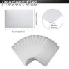 10pcs 304 Stainless Steel Metal Business Cards Blank Laser Engraving Stainless Cards for House Office Customer DIY Gift Plate
