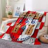 1PC Sporting Clube De Braga Patterned Flannel Blanket Suitable For All Seasons for Home Decor Warmth and Comfort Gifts Holiday Present
