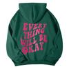 SOLY HUX Women's Sweatshirt Pattern Hoodie Casual Long Sleeve Loose Pullover with Kangaroo Pocket