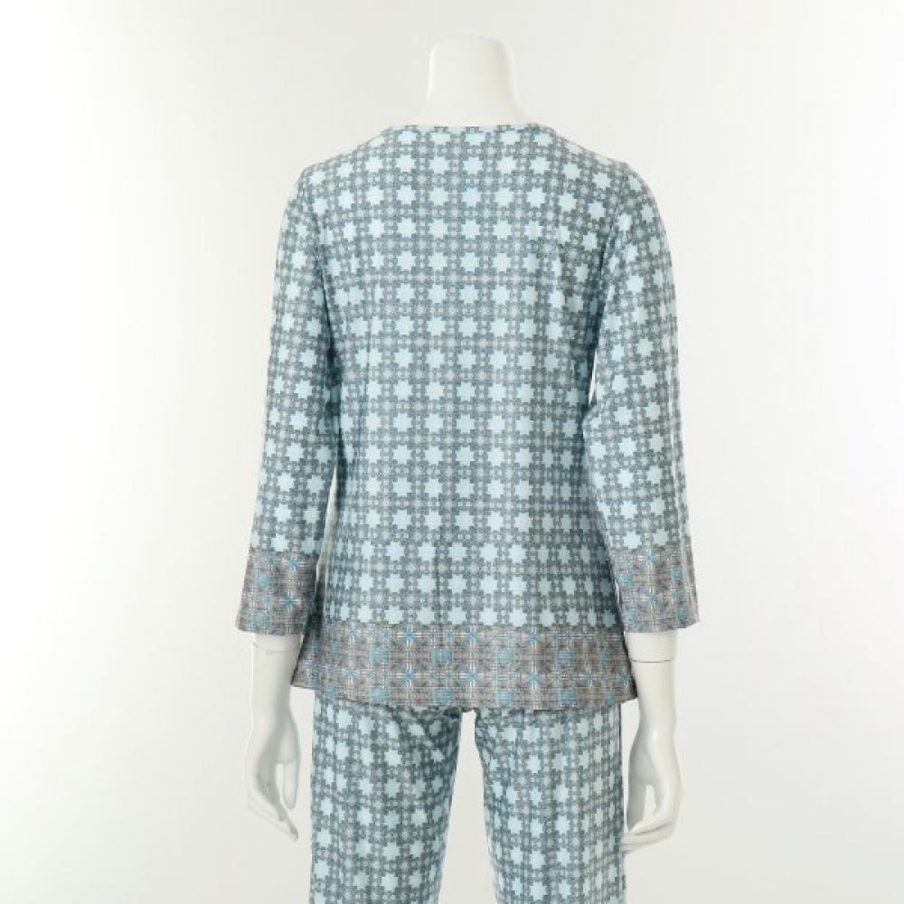 Wacoal Women Indoor Wear Set 50d Spandex Geometric Print Wpa379ws Wpa379wp