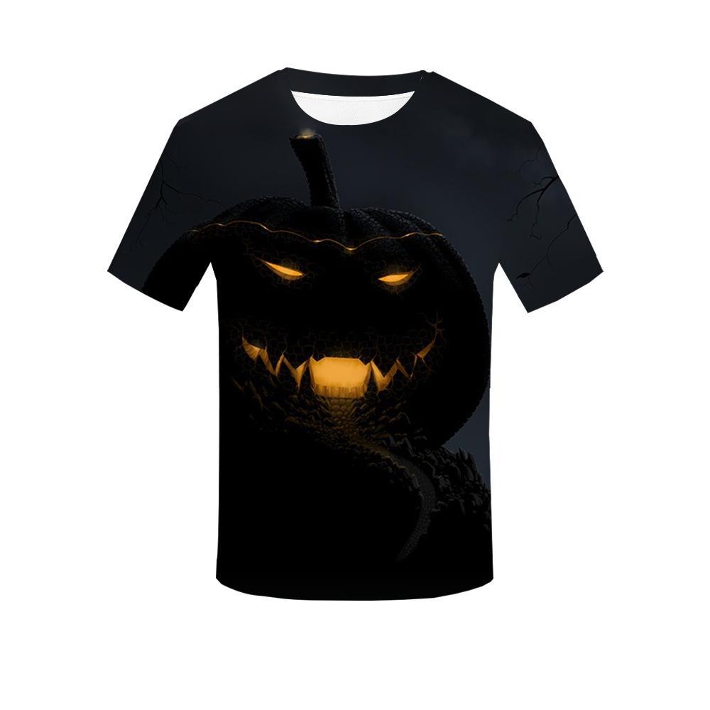 

Персонализированная 3D-печатная футболка на Хэллоуин для взрослых мужчин, летние футболки с коротким рукавом 6XL