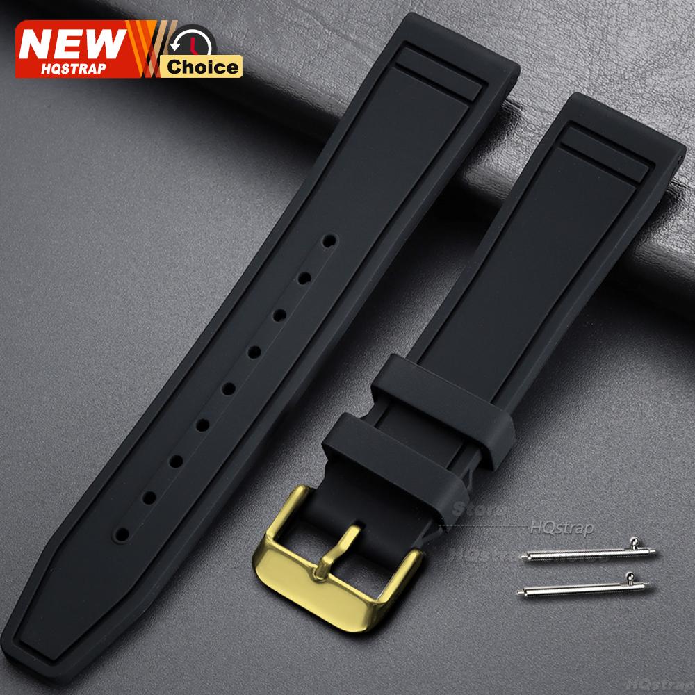 New High Quality Thick Silicone Watch Strap 20mm 22mm Quick Release Women Men Waterproof Wristband for Seiko Bracelet for Rolex