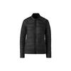 Roncy Series Warm Solid Black Label Long Sleeve Stand Collar Basic Down Jacket Women Outerwear 2240LB-61