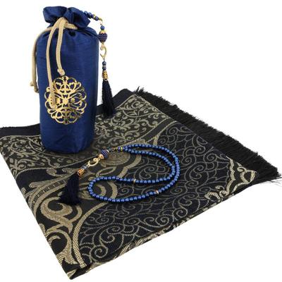 Gebetsteppich Mit Gebetsperlen Für Islam, Muslimische Geschenke Bayram, Muslim Gebetsmatte Ramadan, Gebet, Beten, Eid, Quran
