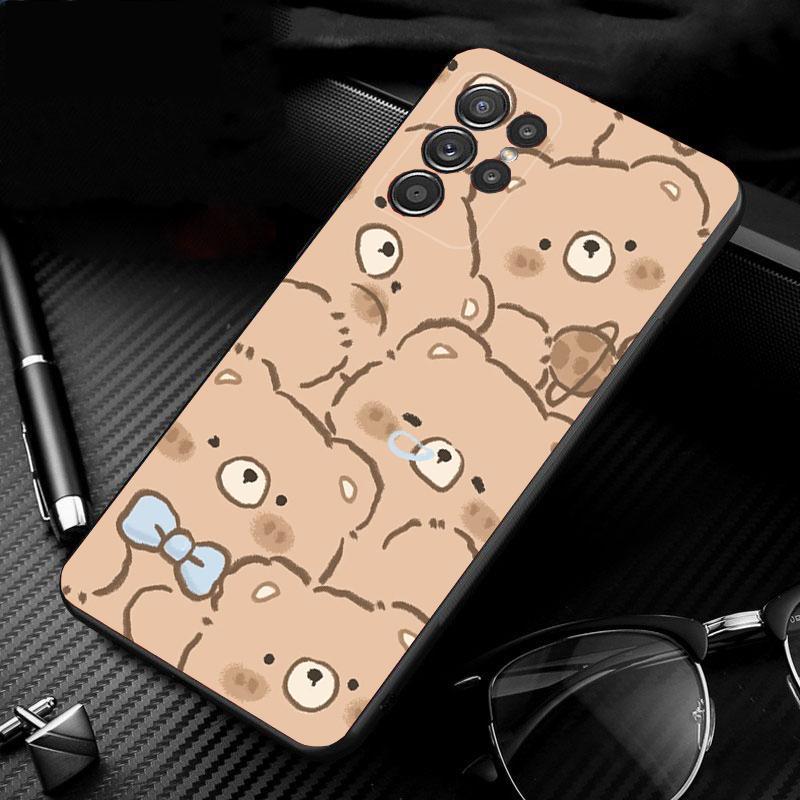 Pouzdro na telefon s roztomilým kresleným zvířátkem pro Samsung S24 S23 S22 S21 S20 Ultra S20 S22 S21 S10E S20 FE S24 Plus