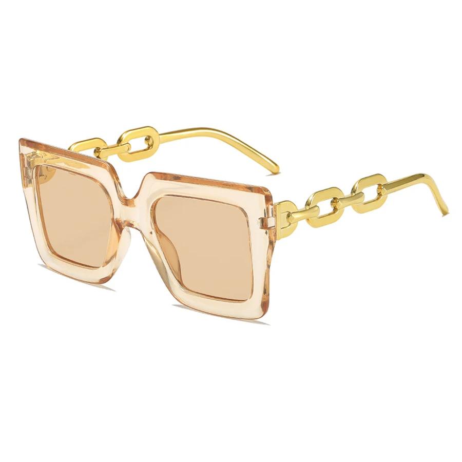 

Vintage Oversized Frame Sunglasses Women Classic Big Frame Sport Eyeglasses Brand Design Shades UV400 Eyewear Trendy Glasses As Picture