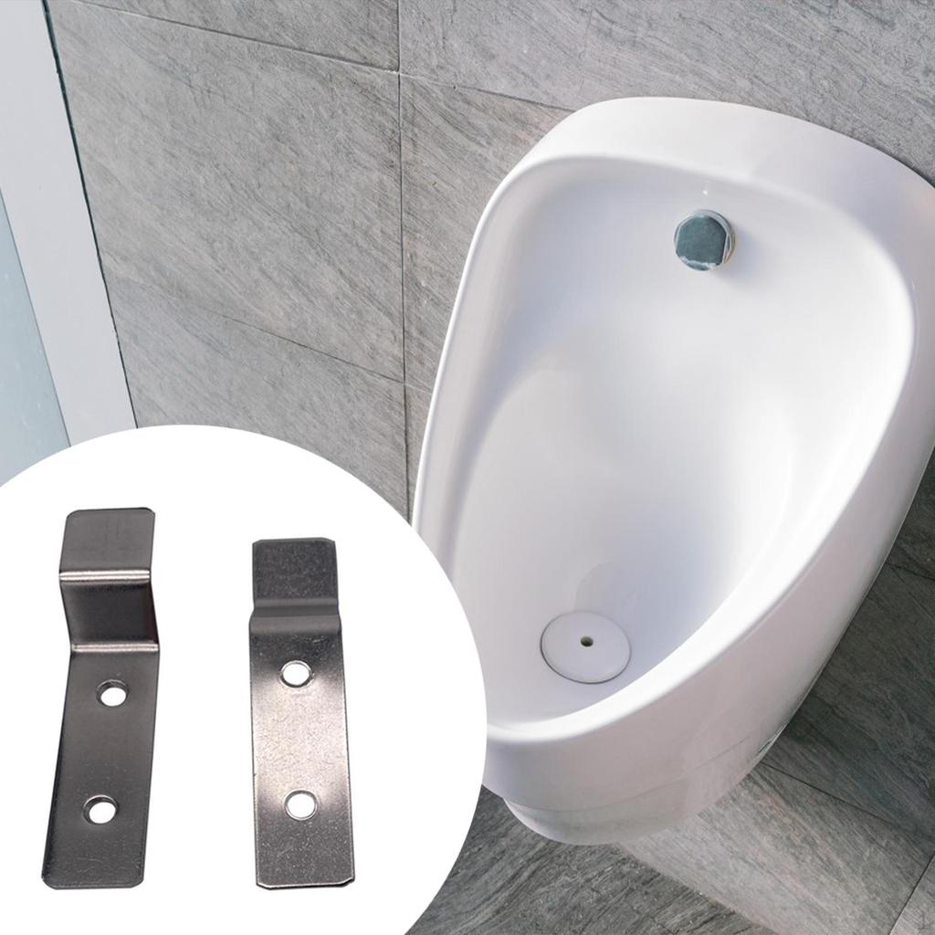 Hängesystem für Urinale mit Wandbefestigungen und Waschtischstützen