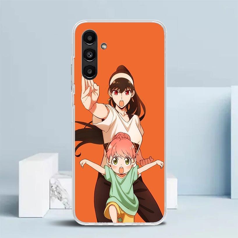 Anime S-Spy Family Anya Cover for Samsung Galaxy A17 A37 A57 A16 A26 A36 A56 A15 A14 A55 Phone Case A13 A53 A25 A35 A24 A34 A23