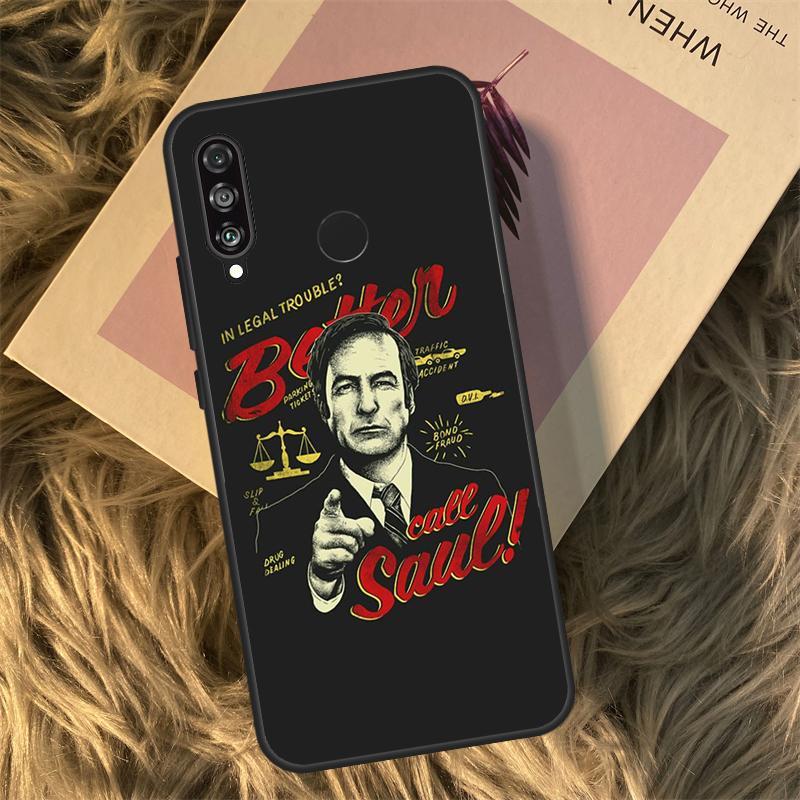 

Better Call Saul Funda For Huawei P40 P20 P30 Lite P50 Mate 50 Pro P Smart 2019 Honor 70 50 X8 X9 X9a Case Huawei P20 Pro
