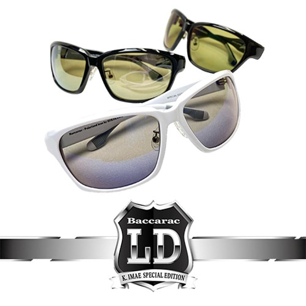 Imakatsu Baccarac LD Sunglasses Special Edition Black x IK Structure Scan IK-707 K.IMAE - (Silver Mirror)