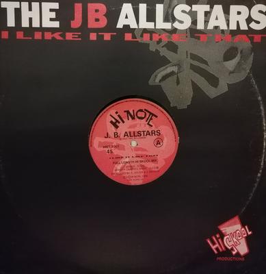 12inch Record JB HORNS - I Like It Like That HNT1001 Hi Note 1989 UK Soul/Funk Used