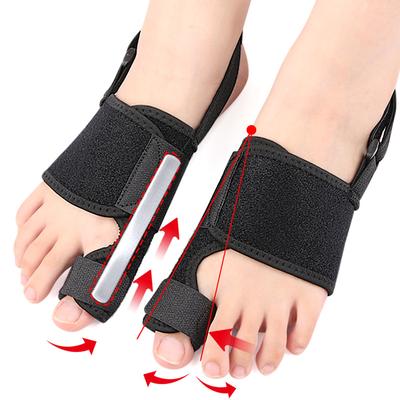 Big Toe Valgus Orthosis Toe Overlapping Toe Splitter Adjustable Day and Night Fix Straps with Toes