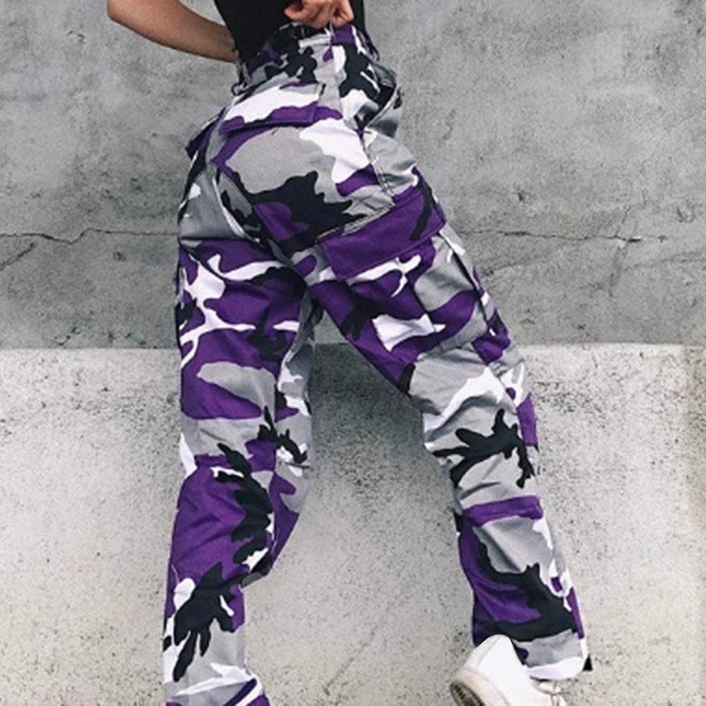Women's Casual Wide Leg Camouflage 