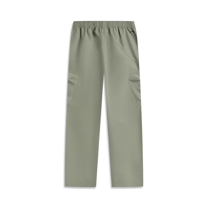 Li-Ning CF Waterproof Windproof Breathable Multi-Pocket Casual Cargo Pants Men Pants Tea-Green AYKV209-3