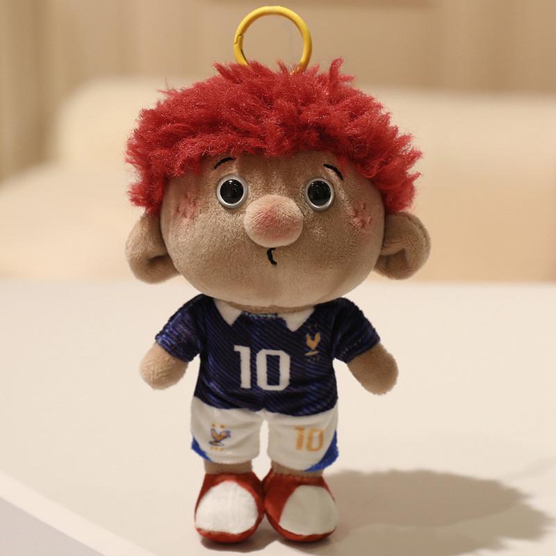 World Cup Plush Keychain With Soft Pp Cotton Filling For Soccer Fans