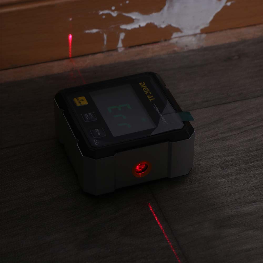 Magnetic Suction Level Protractor Inclinometer Four Sided Angle Gauge  Measurement Electronic Tool