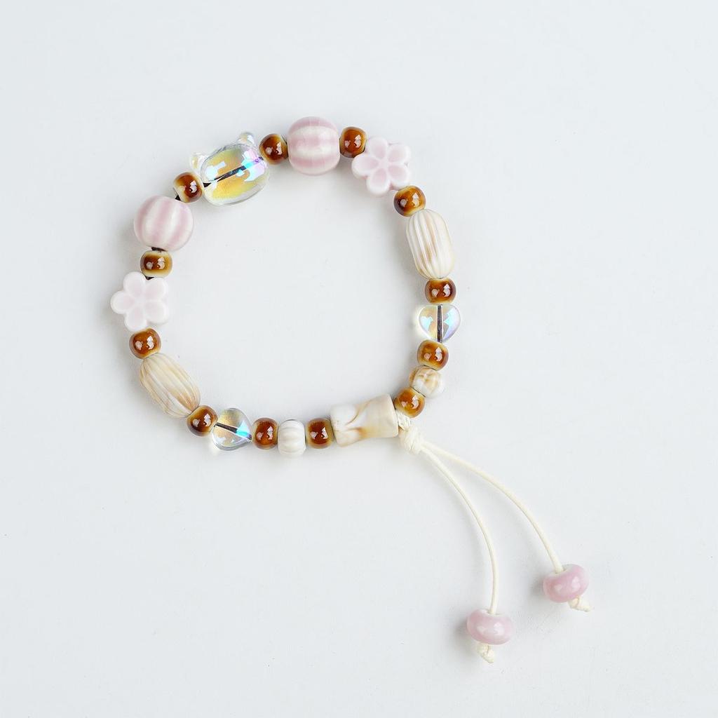 Cute KT cat Xiaohongshu hot-selling ceramic bracelet versatile cute design cartoon sweet