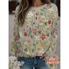 Womens Round Neck Pullover Sweatshirt With 3D Christmas Tree Print Casual Comfort Fit 2025