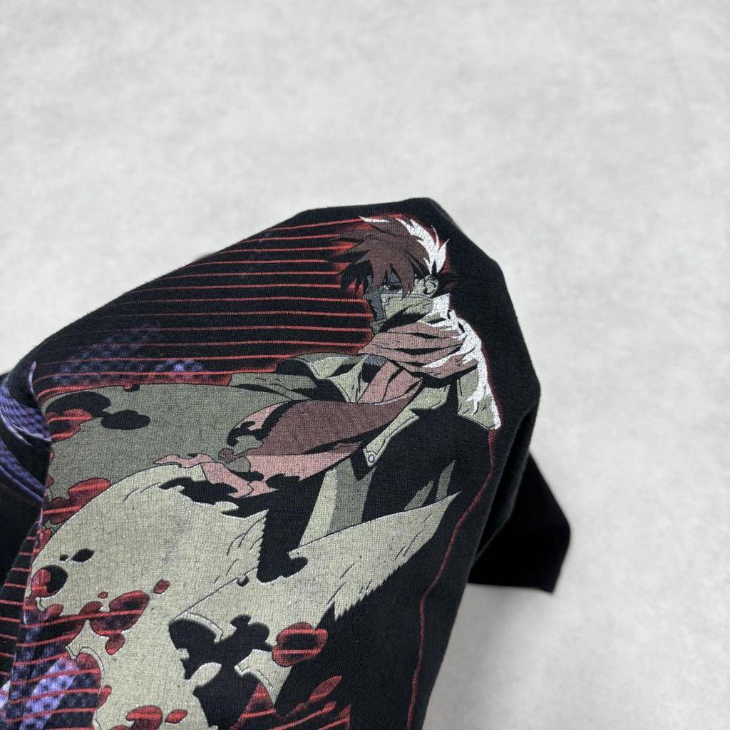 [USED] Vintage 00s The Soul Taker Soul Hunter Short Sleeve Shirt, Anime, Manga, Black