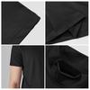 Heren Halve Hoge Kraag Slim Fit T-shirt Zomer Casual Korte Mouw Effen Kleur Elastisch Dun Pullover T-shirt