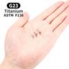 10 Stück G23 Titan Piercing Intern Gewindete Stecker Ohrstecker Stäbchen Basis 16G Für Labret Lippe Ohr Körper Piercing Schmuck Zubehör