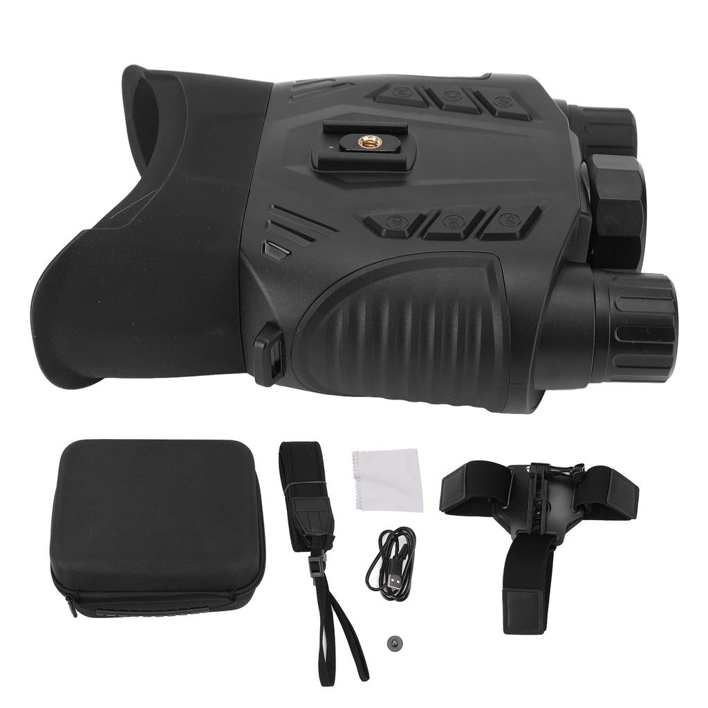 Binoculars Digital Camera Head Mounted 2.5K UHD 8x Digital Zoom Binocular Telescope Camera