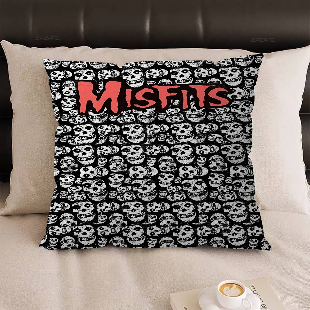 M-Misfits Band Personalized Pillow Dust Cover Bedroom Kids Party Decoration Pillowcase Birthday Children Gift