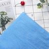 7Pcs 50*50cm Patchwork Fabric Blue Dot Pattern Fabric Bundle Polka Dot Cloth  Hand Sewing Projects