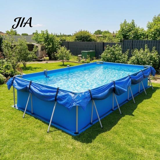 Wiederverwendbare Klettbänder 6 Stück Solar-Poolabdeckungsbänder, Verstellbares Nylon zur Aufbewahrung für Abdeckungen von oberirdischen Rahmenpools, Halten Decken vom