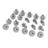 25Pcs Grey Plastic Car Clips For Attaching the Door Panel Trim 91560-slj-j01 Fit For Honda Civic CR-V Accord Jazz Car Accessory