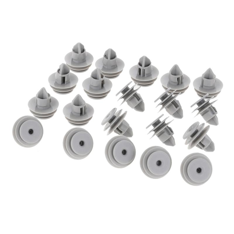 

25Pcs Grey plastic Car clips For attaching the door panel trim 91560-slj-j01 Fit For Honda Civic CR-V Accord Jazz Car Accessory