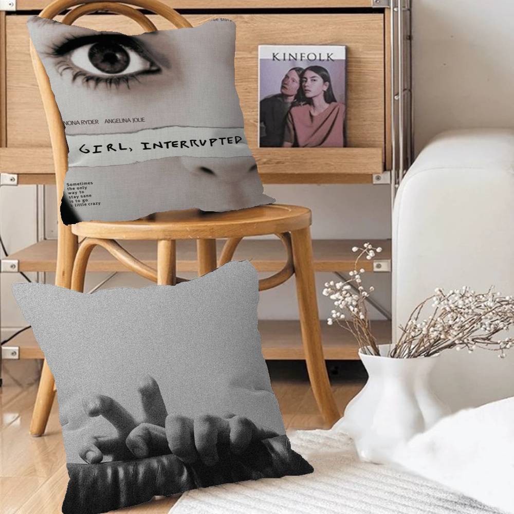 Girl Interrupted Movie Pillowcase Toon Gift Cushion Cover Bedroom Home Sofa Chair Seat Decor Pillow Case