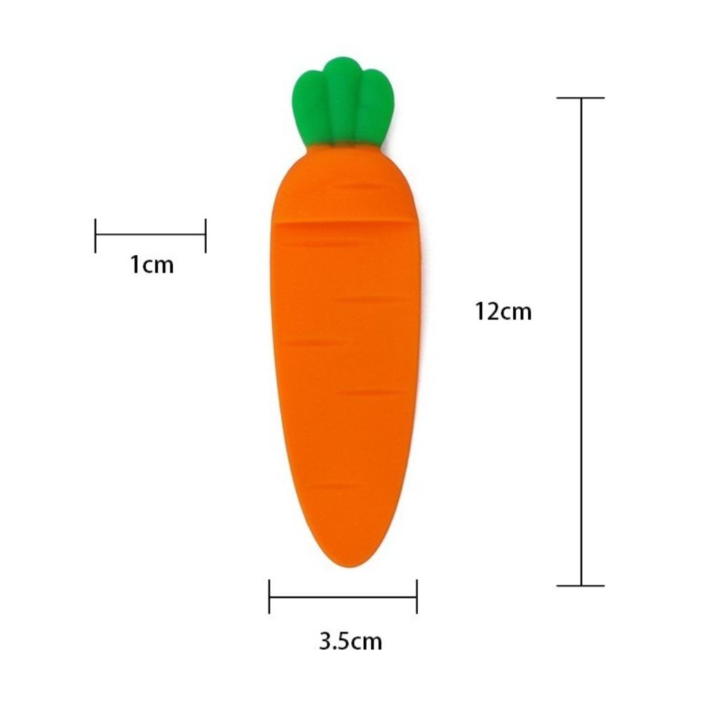 3pcs Reading Lovers Silicone Book Make 12cm Page Flipping Label Cute Reading Bookmark  Gift