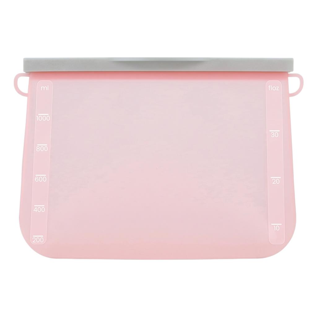 Reusable Silicone Food Storage Bag Leakproof Freezer Safe Airtight Seal for Kitchen Meal Prep and Organization