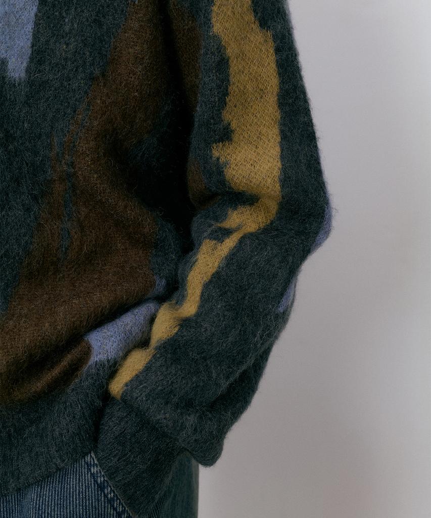Endoor Blend Knit Cardigan (Charcoal)