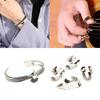 Finger Pick with Cuff Bracelet Guitar Thumb Pick Adjustable Guitar Plectrum