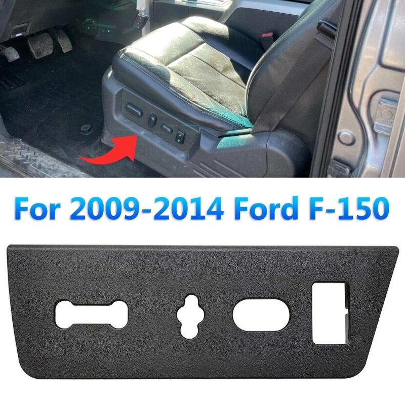 Driver Side Seat Switch Housing Panel Trim Bezel for F150 09-14 9L3Z-14A706-NA 9L3Z-14A706NA Replacement Accessories