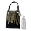 Used ISSEY MIYAKETote Bag black/gold canvas Women