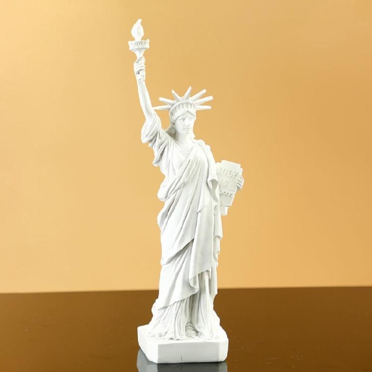 Ornament Unic Statuia Libertății de 12 inch cu Nuanță de Cupru pentru Cadouri și Petreceri