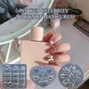 3D Patterns Nail Mold Artwork Making Transparent Silicone Carving Bear Butterfly Stamping Mold for Salon