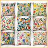 Summer Floral Multi-Color Sofa Decorative Cushion Cover for Home